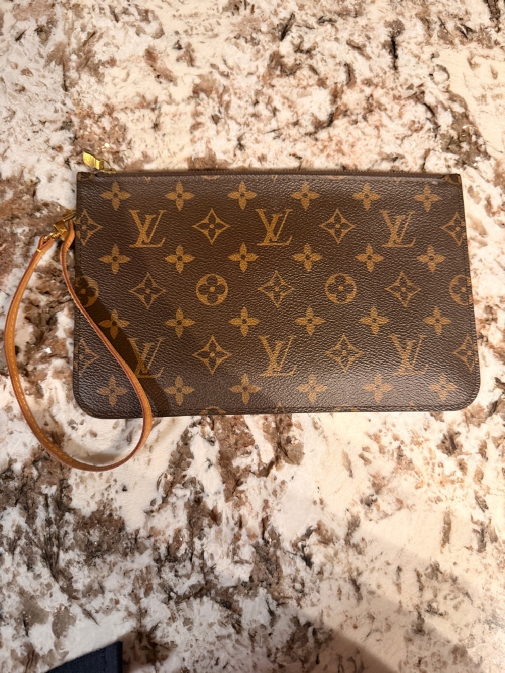 Louis Vuitton Monogram Canvas Wristlet Neverfull Pouchette